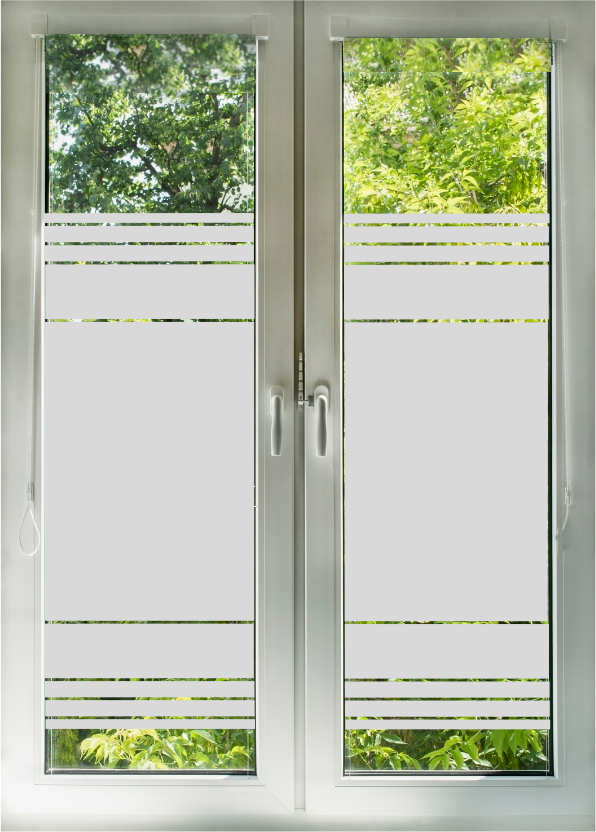 Fenster Streifendesign 182